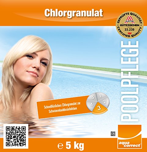 Steinbach Poolchemie, Chlorgranulat, weiß, 10 x 10 x 20 cm, 0751205 - 3