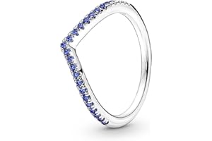 PANDORA Timeless - Anello Desiderio scintillante blu, in argento sterling, con cristalli blu (stellar blue)