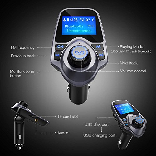 PICTEK-FM-Transmitter-New-Version-Hands-free-Car-Kit-New-Version