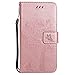 Produktbild Leder Hülle für Xiaomi Mi 5,Brieftasche Hülle für Xiaomi MI5,Xiaomi MI 5 Hülle Flip Case Wallet,Fanryn Retro Elegant Butterfly Schmetterling Baum Katze Muster Prägung PU Leder Ledercase Schutzhülle Handy Lanyard Strap Flip Tasche Wallet Case Cover Schutzhülle Etui Tasche Handytasche Hülle Standfunktion mit Kartenfächer Silikon Rückseite Cover für Xiaomi MI 5 - Rosengold