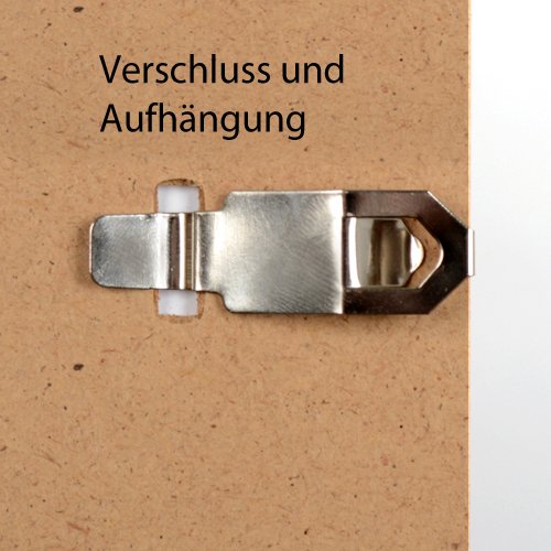 Bilderrahmen rahmenlos | Din A 4 Rahmen für Urkunden und Bilder | Glasrahmen 21cm x 29 - 5