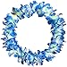 Produktbild Chinget Blumenketten Hawaiiketten Multicolor Blumenkette Hawaiikette Halsketten Blütenketten für Party Hochzeit Reise (Blau)