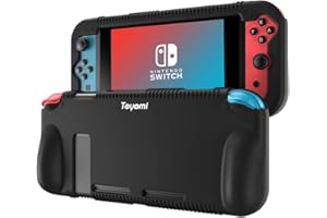 Teyomi Custodia per Nintendo Switch, in silicone protettivo compatibile con Nintendo Switch Case