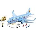 siku 5402, Airliner with accessories, Plastic, Light Blue, Multifunctional, Can be combined with siku models of the same scale
