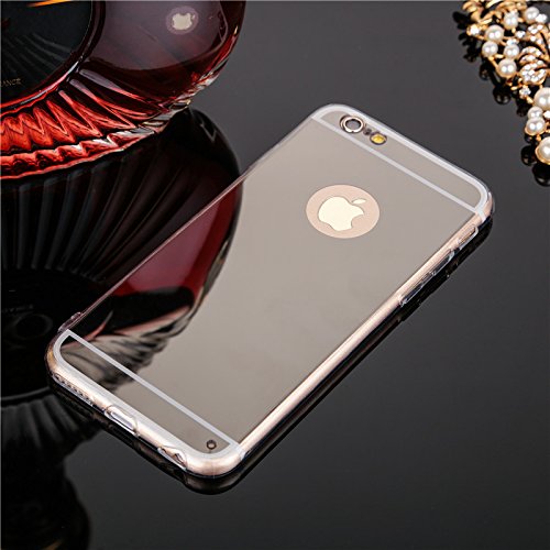 Shinny Spiegel weicher TPU Silicon Edge-Ultra-dünne Geschäfts-Telefon-rückseitige Abdeckung Casesforiphone 6 6s 6Plus 6splus 7 7plus