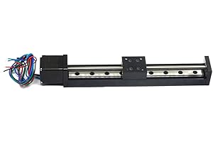 Zeberoxyz 1PCS Mini Linear Rail Guide Slide Actuator T6x1 Lead Screw with NEMA11 Stepper Motor,150mm Effective Stroke Length for DIY CNC Router Parts X Y Z Linear (Size:150mm)