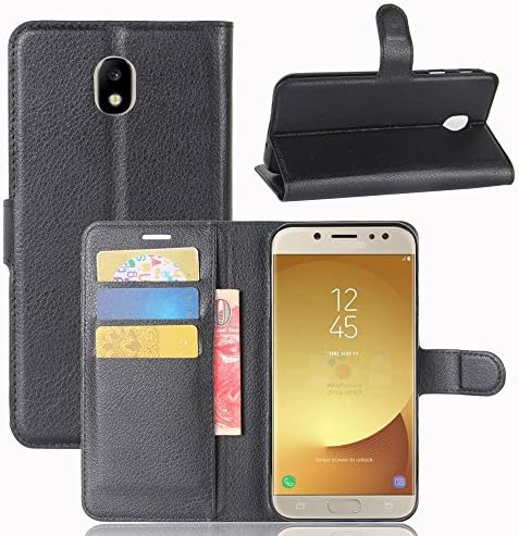 Case for Samsung Galaxy J7 2017/J7 Pro Slim Series Flip Wallet Cover with Card Slots Shockproof Resistant Hybrid Protective Case Built In TPU Silicone Back Case Cover For Samsung Galaxy J7 2017/J7 Pro