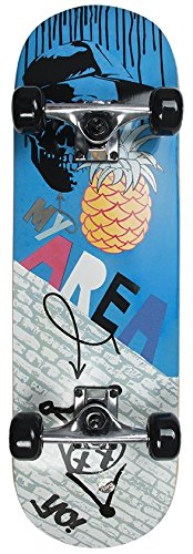 Preisvergleich Produktbild Area Kinder Skateboard Cool Pineapple, 28" / für Mädchen und Jungen ab 6 Jahren / 71 x 20 cm