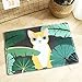 Produktbild AZUO Sen Department Cartoon Flannel Streifen Bodenmatte Haushalts Zimmer Eingang Rutschfeste Badezimmer Absorbierende Ottomans Doormat,A,S