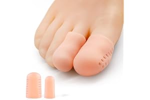 Bukihome Zehenschutz, [12x] Silikon Zehenkappen, zur Polsterung der Zehenblende, Hühneraugen, Hornhaut, ideal zum Laufen, Gehen, Stoppen von Zehenschmerzen (Farbe)
