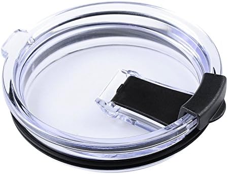 Polar Mugs New Leak splash and spill proof Lid for 30 oz. Yeti, Rtic and other tumblers, 30 oz., Black