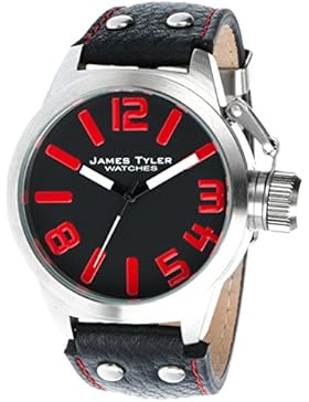 James Tyler Herren-Armbanduhr, Quarz-Werk, Edelstahl gebürstet, JT702-3