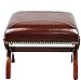 Produktbild CMDDYY Fußhocker Make-Up-Hocker, Home-Schuhbank, PU-Leder-Sofa-Bank, Massiv Holzfüße, Leicht Zu Reinigen,1