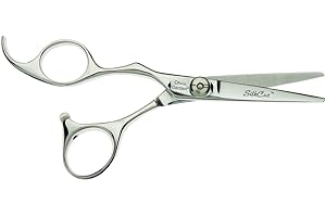 Olivia Garden Forbici SilkCut, Misura 5", Per Mancini - Potenti Lame convesse , Lavorate a mano con la miglior qualità di acciaio giapponese, vendute in un astuccio