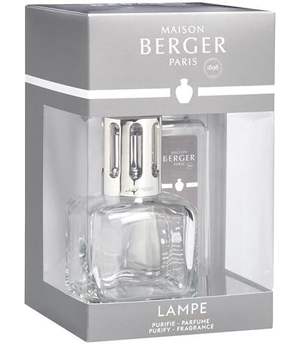 Lampe à Parfum Berger 3874 Noir Argent 6,1 Pouces - Lampe Berger D'origine France