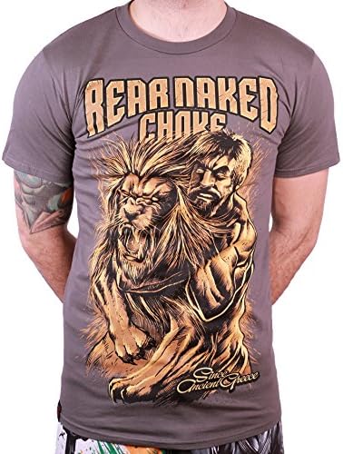 Hercules MMA T-Shirt Justyf Ight - Grey - Medium