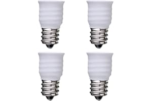 SHUOHUI 4 sztuki E12 na E14 konwerter adapter oprawka lampy do lamp LED (E12 do E14)