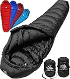 WANDERUNG WEITER mit dem ULTRALEICHT MUMIEN DAUNENSCHLAFSACK erhältlich (Kurz - 1,31 Kg, Regular - 1,39 Kg, Lang - 1,47 Kg) für diese Qualität zum Preis. Vergleichen Sie sich mit anderen großen Marken, um den Preisunterschied zu sehen, den wir durch Direktverkäufe erzielen. Summieren Sie mit diesen kompakten Taschen jeden Berg oder Camp am Sommermeer und haben Sie Platz für Ihre Lieblings-Fleece-Decke oder Seide, gefüllte Kissen und Pad.