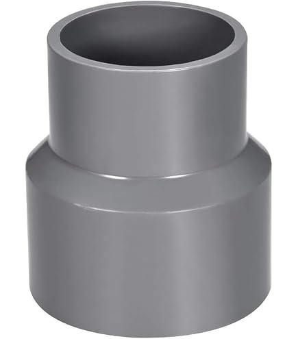 Lot De 2 Raccords Réducteurs PVC DWV 25 Mm Vers 50 Mm – Adaptateur Étanché Gris Pour Tuyaux Drainage & Eau Potable