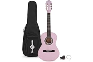 Kinder Konzertgitarre 1/2 Set von Gear4music Rosa