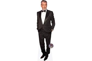 CELEBRITY CUTOUTS Pierce Brosnan (Bow Tie) Pappaufsteller lebensgross