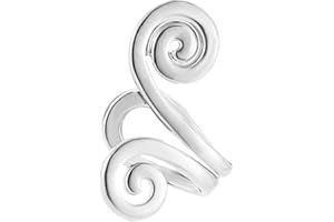 COTTNY Akupressur-Schlankheits-Ohrringe, nicht durchstochene Ohr-Ohrringe Damen Earcuff 925 Sterling Silber, durchbohrte Akupressur-Ohrringe für Weight-Verlust-Ohrmanschetten-Clip