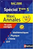 Image de Maxi Annales Spécial Tle S : Sujets corrigés