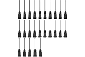 LTKJ Luer Lock Kunststoffspritze, 19G stumpfe Spitze, Messspritze Werkzeuge zum Messen, Lipgloss, Flüssigkeitsnachfüllen, Dosieren, DIY Handwerk, Öl Nachfüllen, Füttern von Haustieren, Klebeapplikator