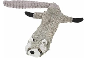 Nobby Plüsch Waschbär für Hunde, flach, 91 cm, 1 Stück