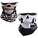 Price comparison product image Lmeno Windproof Stretchable Skull Face Mask Neck Warmer scarf Ski Headwear Tubular Half Face Cover Magic Headband Veil for Motor Cycling Riding Climbing Snowboard Winter Sports Outdoor Activitie (Brown+Black,2 item)