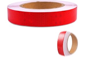 TESSTSY 23m x 2.5cm Waterproof Reflective Tape Self-Adhesive for Bicycle Vehicles Cars