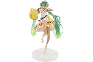 Hilloly Hatsune Miku Action Figure Anime Hatsunes Mikus Figure Cartoon Mädchen Ornamente Actionfiguren Spielzeu Kuchen Dekoration Anime Charakter Modell Statue Desktop-Dekorationen Sammelbedarf