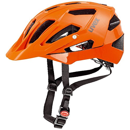 Uvex Quatro Casco de Ciclismo, Unisex Adulto, Naranja Mate, 52-57 cm - Uvex