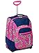 Produktbild Trolley Fit Seven , Romantic , Blau  Rose , 35 Lt , 2in1 Rucksack Mit Rollen , Schule & Reise