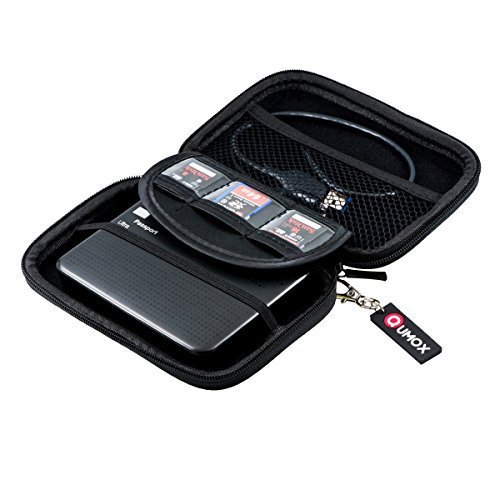 QUMOX 2,5″ extern HDD Gehäuse / Tasche für tragbare Festplatte Grün - 8