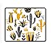Produktbild Yellow Circle Cactus 8.66 X 7.09 Inch Computer Mouse Pad with Neoprene Backing and Jersey Surface