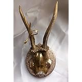 Rehgeweih auf einem Trophäenschild veredelt mit echten Swarovski-Elements