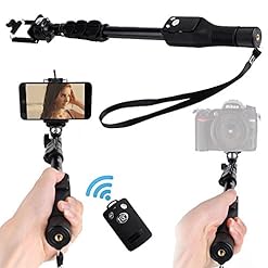 Alternative view of Unifree YT-1288-A Bluetooth Selfie MonoPod Stick Without Aux Cable for DSLR/SLR Action Camera, Smart Phones