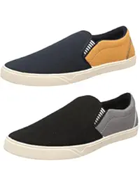 Chevit Men's Combo Pack of 2 Casual Shoes (Loafers and Moccasins)