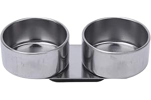 HZTYYIER Tazza a doppia bocca grande Tazza in acciaio inossidabile Tazza da tavolozza Contenitore per olio Vernice Contenitore per solvente di trementina con tappo a vite