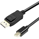Mini DisplayPort to DisplayPort 1.8 Meter Cable, BENFEI Mini DP(Thunderbolt Compatible) to DP Male to Male Cable Gold-Plated