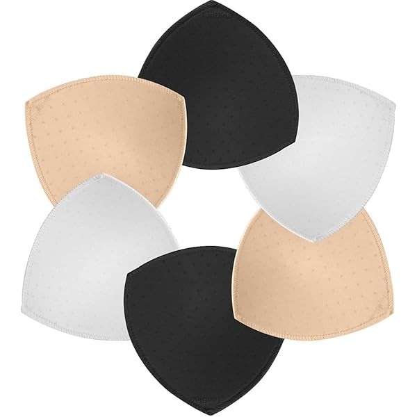 Mousse Légère Mise En Forme Lot 4 Paires Coussinets Soutien-gorge - Inserts Bonnet Couleur Chair - Mise En Forme Accessoire Lingerie