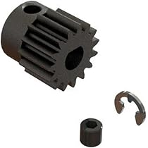 Pignon 14T Mod1 Safe-D En Acier Robuste ARMA ARA310961 - Accessoire RC Résistant Pour Moteur 5mm