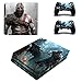 Produktbild THTB Playstation 4 Pro + 2 Controller Aufkleber Schutzfolien Set - God of War /PS4 P