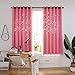 Produktbild Igemy Aushöhlen Türfenstervorhang 1 Stücke 2019 Neuerscheinung Drape Panel Sheer Schal Volants (Rosa)