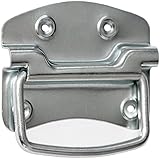 Schraubblechbreite - 80 mm Kistengriff Klappgriff Einlasskistengriffe 110x80 G.8 Tragegriffe Kistengriffe S