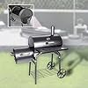 Xl Profi Smoker Bbq Grill Grillwagen Holzkohle 15mm Stahl Massiv Lokomotive