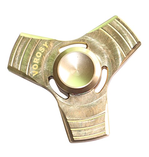 Fidget Spinner Toy Finger Hand Cube EDC - 100% Brass - Stainless steel center bearing- High Speed 3-8 Minute Spins - High Quality Durable Metal - Stress Reliever Reducer Anxiety ADD ADHD Focus Idle Killing Time (Brass-Triangle) Fidget Spinner Toy Finger Hand Cube EDC - 100% Brass - Stainless steel center bearing- High Speed 3-8 Minute Spins - High Quality Durable Metal - Stress Reliever Reducer Anxiety ADD ADHD Focus Idle Killing Time (Brass-Triangle)