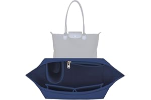 BOOSHMall Organizer do torebki, S, organizer do torebki, wiele kieszeni, akcesoria do portfela, prezent dla kobiet, ciemnoniebieski