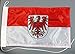 Produktbild Bootsflagge Brandenburg 20 x 30 cm in Profiqualität Flagge Motorradflagge